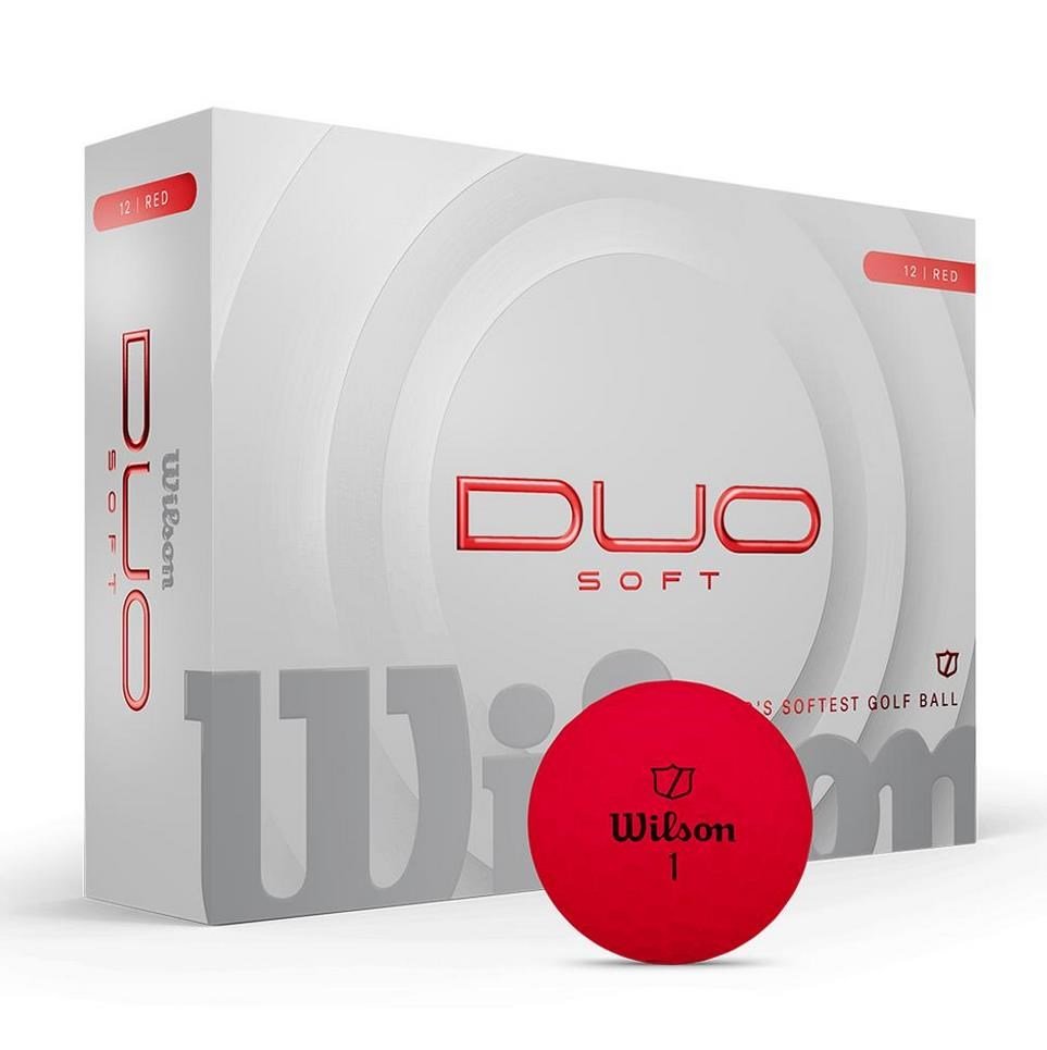 Wilson Duo Soft golfové loptičky, červené
