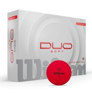 Wilson Duo Soft golfové loptičky, červené