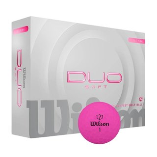 Wilson Duo Soft golfové loptičky, ružové