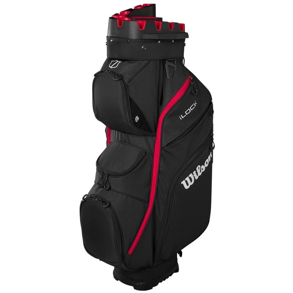 Wilson I Lock cart bag, čierno/červený