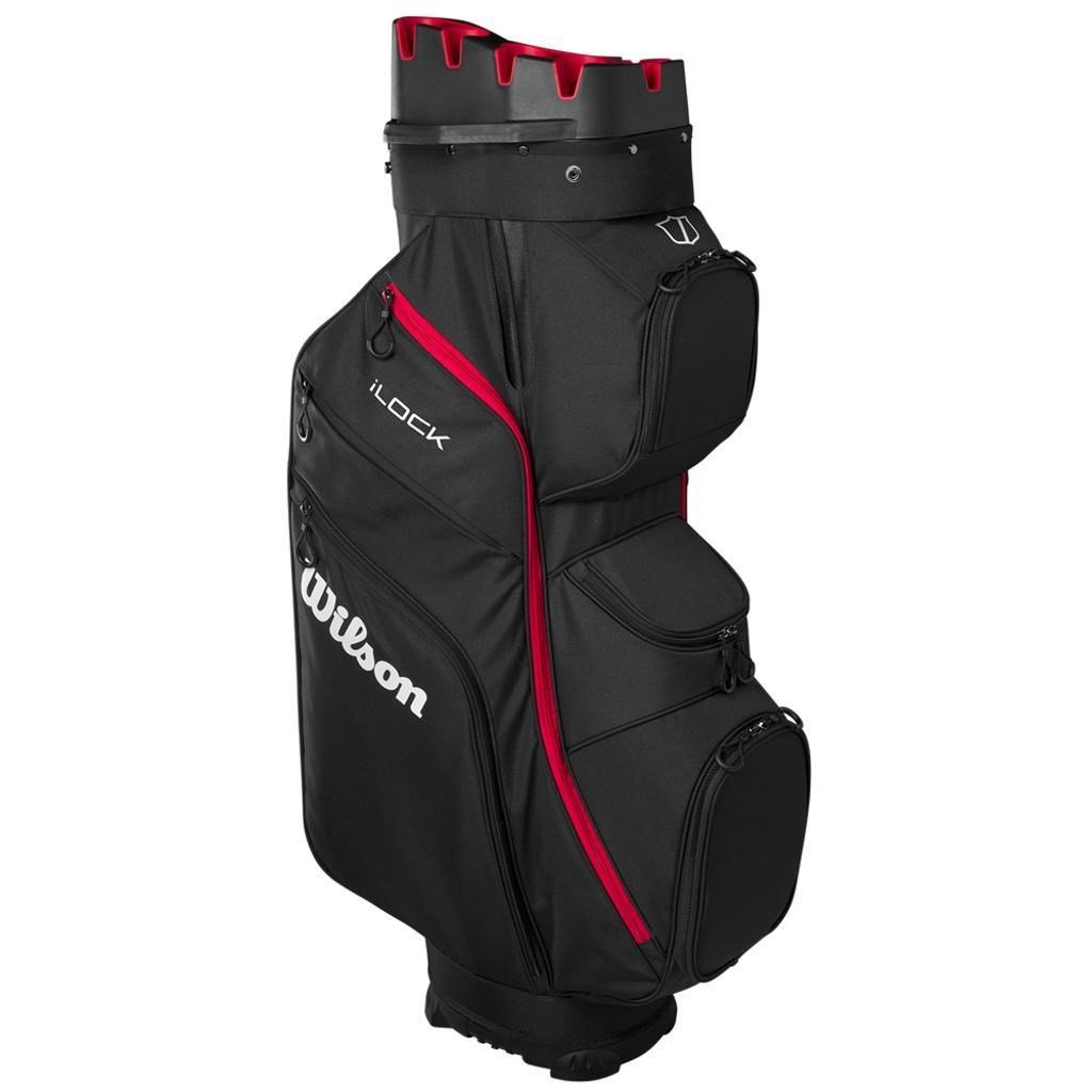 Wilson I Lock cart bag, čierno/červený