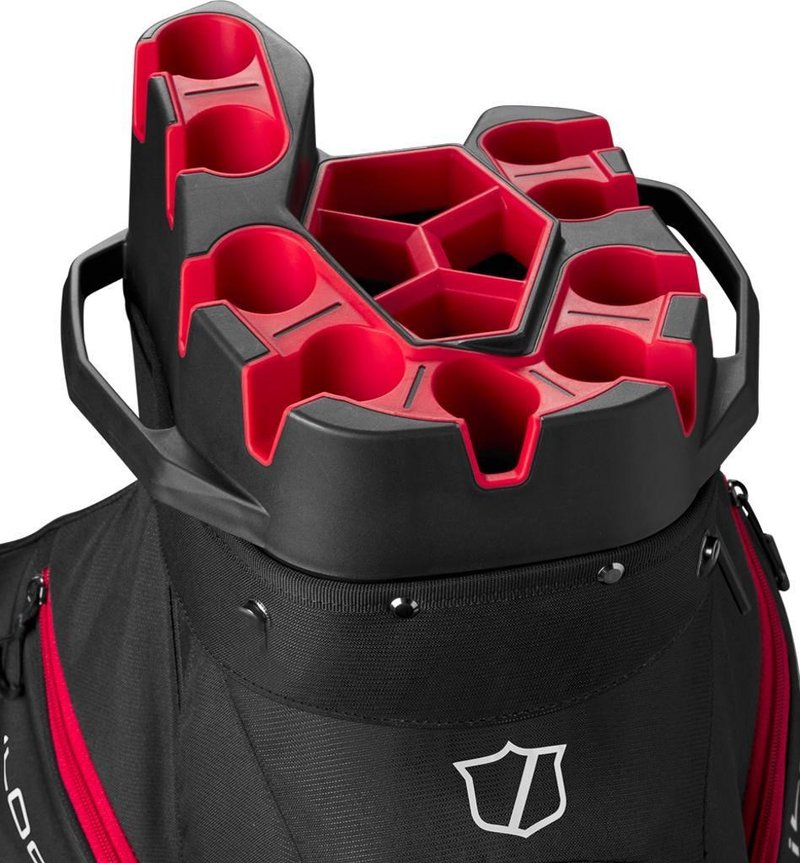 Wilson I Lock cart bag, čierno/červený
