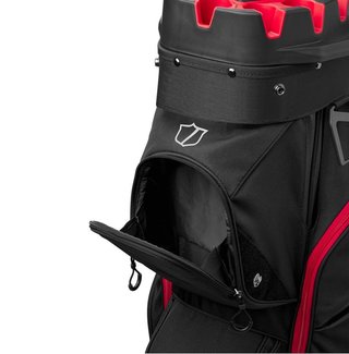 Wilson I Lock cart bag, čierno/červený