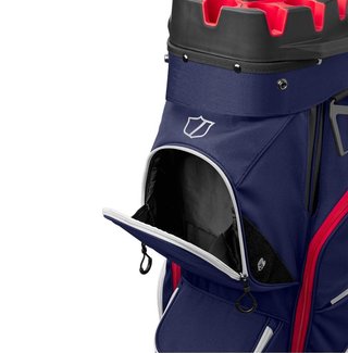 Wilson I Lock cart bag, navy/white/red