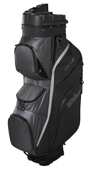 Wilson I Lock cart bag, čierno/sivý