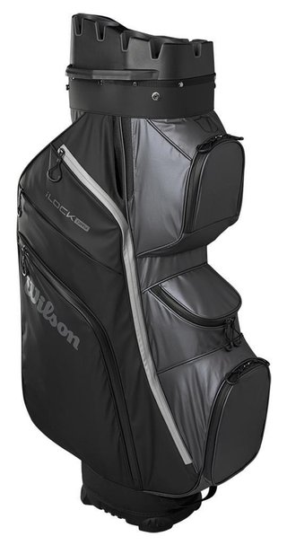 Wilson I Lock cart bag, čierno/sivý