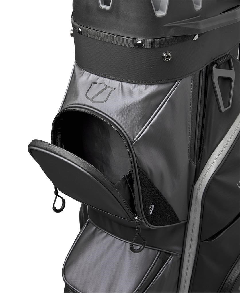 Wilson I Lock cart bag, čierno/sivý