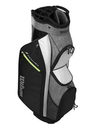 Wilson Feather cart bag, čierna/sivá/biela