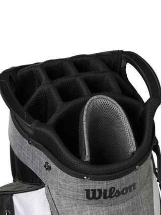 Wilson Feather cart bag, čierna/sivá/biela