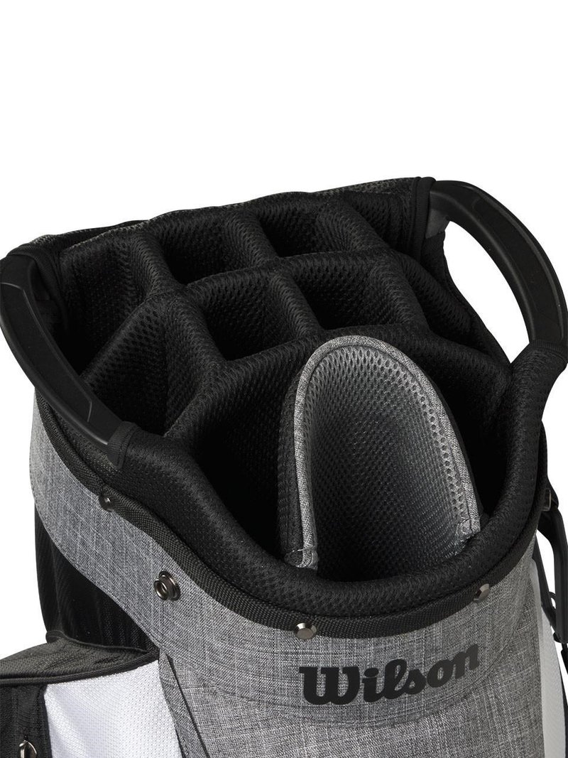Wilson Feather cart bag, čierna/sivá/biela