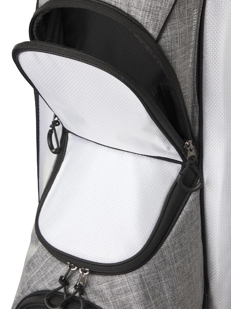 Wilson Feather cart bag, čierna/sivá/biela
