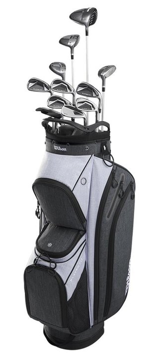 Wilson Player Fit Premium dámsky golfový set, grafit + cart bag