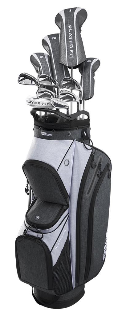 Wilson Player Fit Premium dámsky golfový set, grafit + cart bag