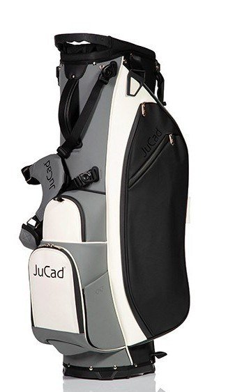 JuCad 2in1 FIirst Class stand bag, čierna/sivá/biela