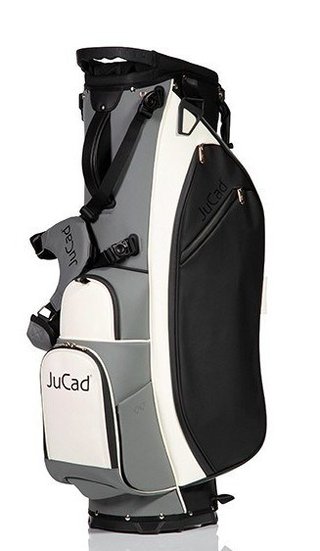 JuCad 2in1 FIirst Class stand bag, čierna/sivá/biela