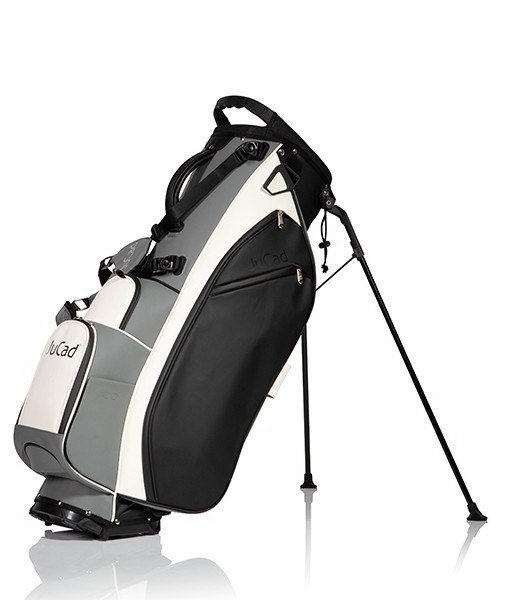 JuCad 2in1 FIirst Class stand bag, čierna/sivá/biela