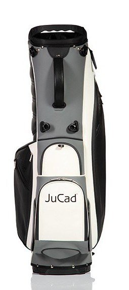 JuCad 2in1 FIirst Class stand bag, čierna/sivá/biela