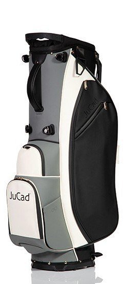 JuCad 2in1 FIirst Class stand bag, čierna/sivá/biela