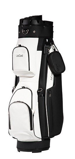 JuCad First Class Revolution cart bag, čierno/biely