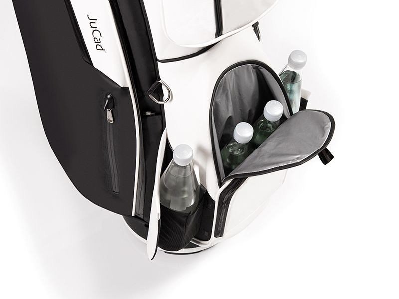 JuCad First Class Revolution cart bag, čierno/biely