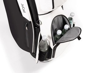 JuCad First Class Revolution cart bag, čierno/biely