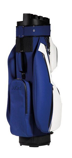 JuCad First Class Revolution cart bag, kráľovská modrá/biela