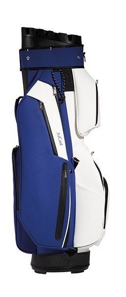 JuCad First Class Revolution cart bag, kráľovská modrá/biela