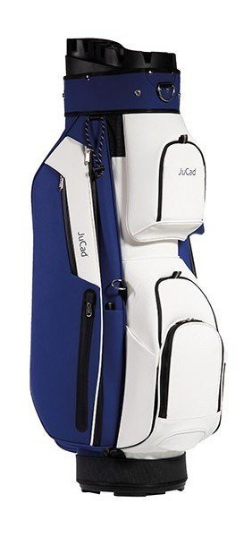 JuCad First Class Revolution cart bag, kráľovská modrá/biela