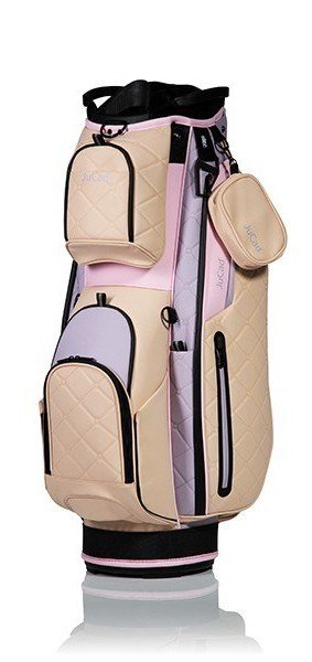 JuCad First Class cart bag, béžová/fialová/ružová