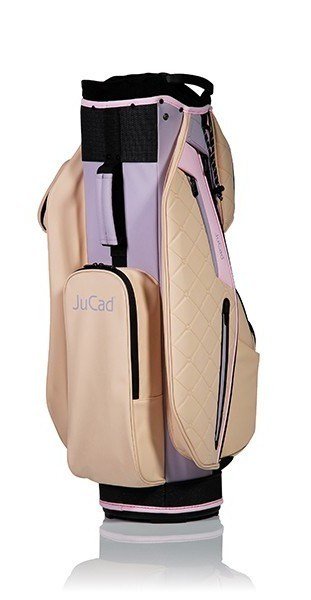 JuCad First Class cart bag, béžová/fialová/ružová