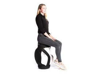JuCad Jucad stool with cooler, čierna