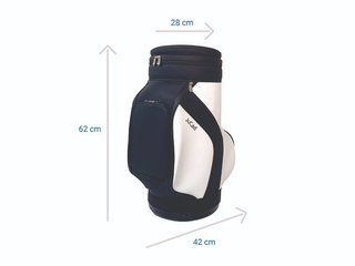 JuCad Jucad stool with cooler, černo/bílá