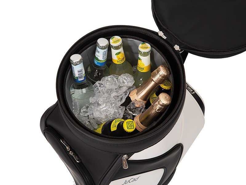 JuCad Jucad stool with cooler, černo/bílá