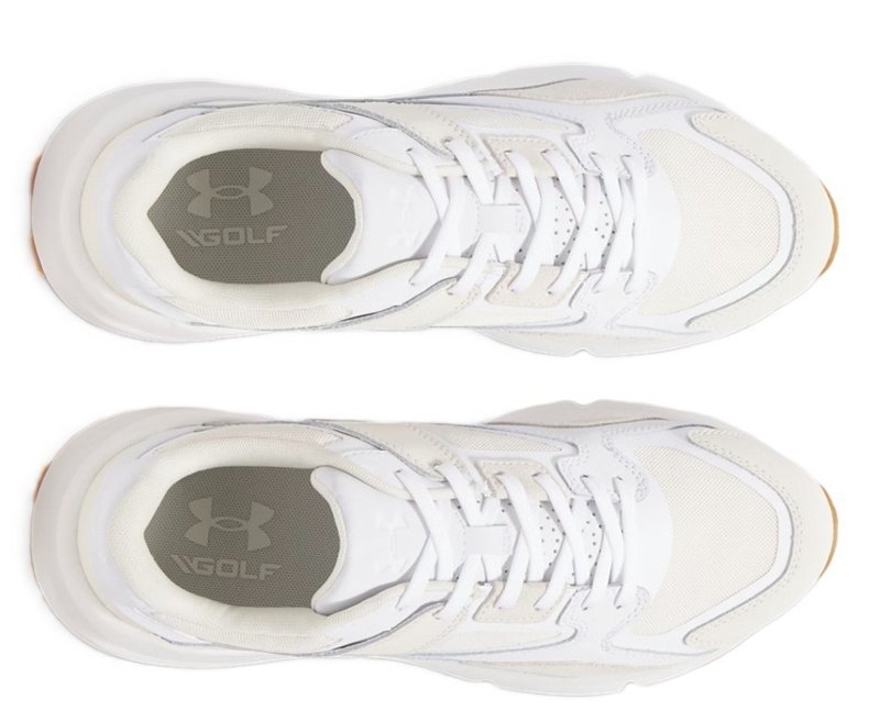 Under Armour Forge 96 unisex golfové topánky, biele