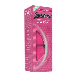 Srixon Soft Feel Lady dámske golfové loptičky, ružové