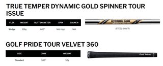 Cleveland RTZ Tour Satin wedge, oceľ