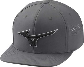 Mizuno Tour Flat Snapback pánska kšiltovka, dark charcoal