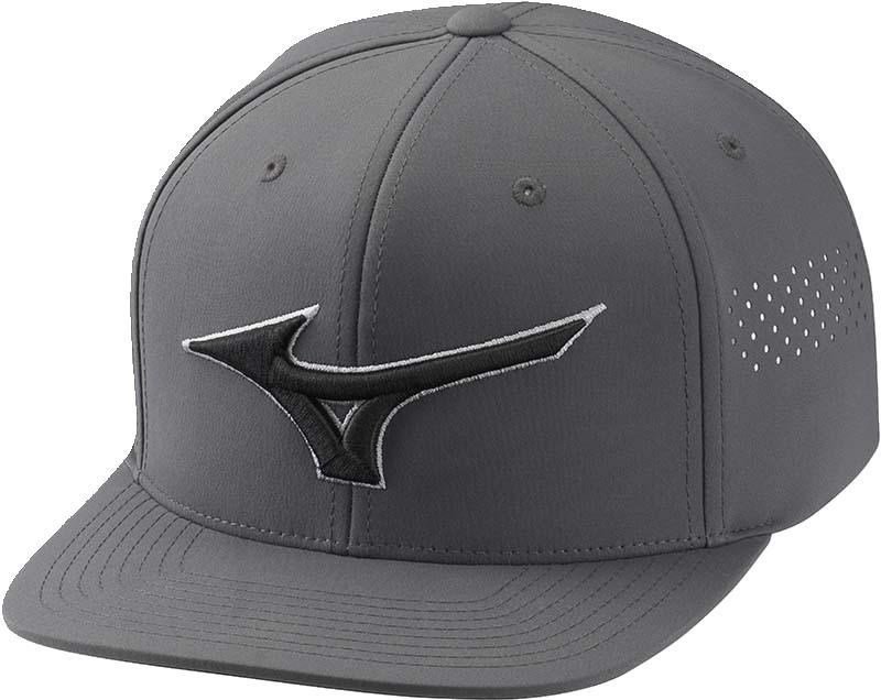 Mizuno Tour Flat Snapback pánska kšiltovka, dark charcoal