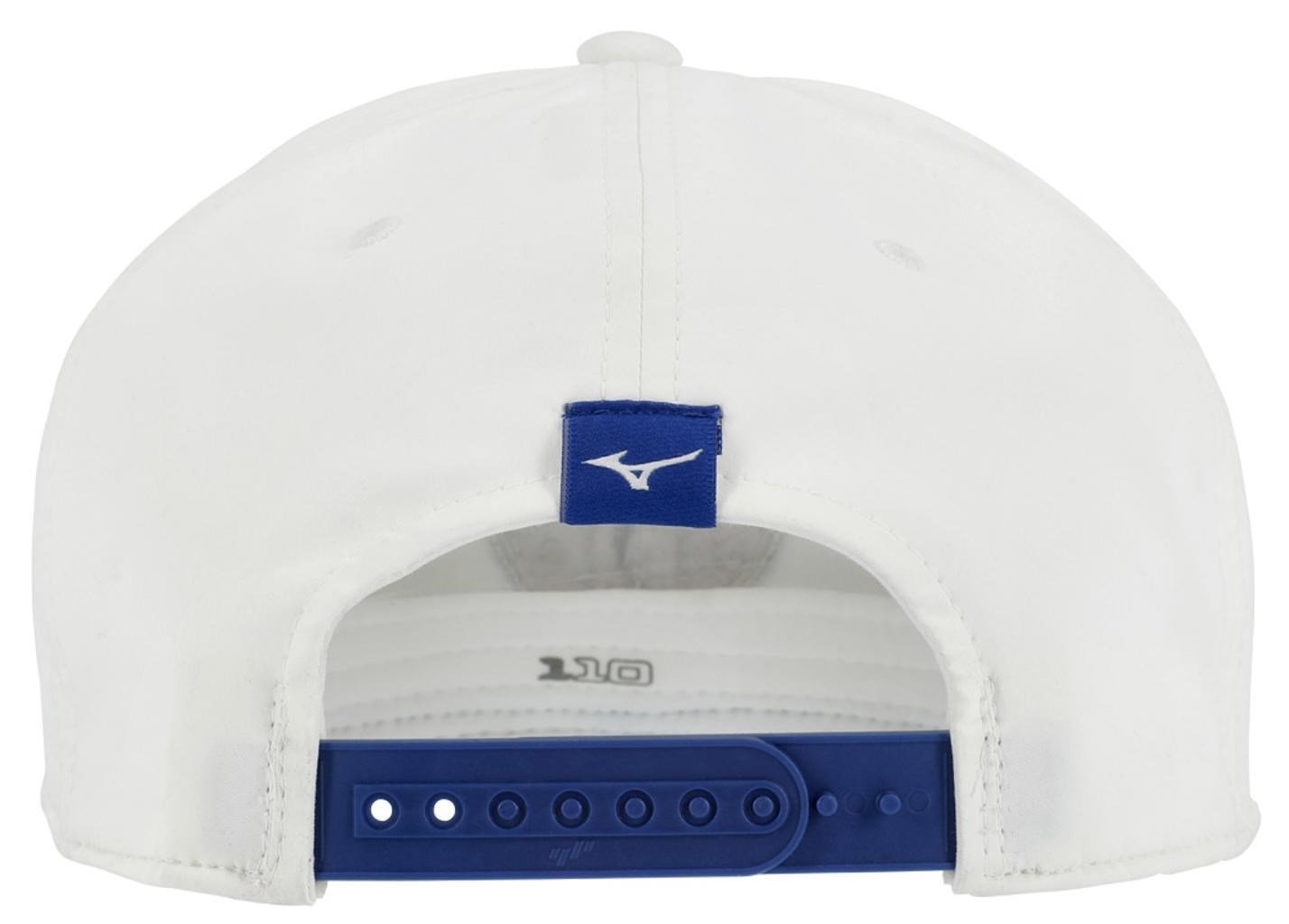 Mizuno Crossed Clubs Snapback golfová šiltovka, biela