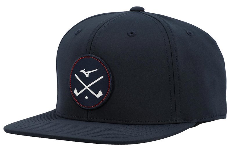 Mizuno Crossed Clubs Snapback golfová šiltovka, navy