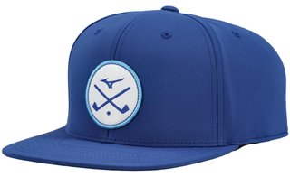 Mizuno Crossed Clubs Snapback golfová šiltovka, royal