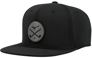 Mizuno Crossed Clubs Snapback pánska kšiltovka, čierna