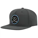 Mizuno Crossed Clubs Snapback pánska kšiltovka, charcoal