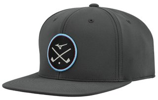 Mizuno Crossed Clubs Snapback pánska kšiltovka, charcoal
