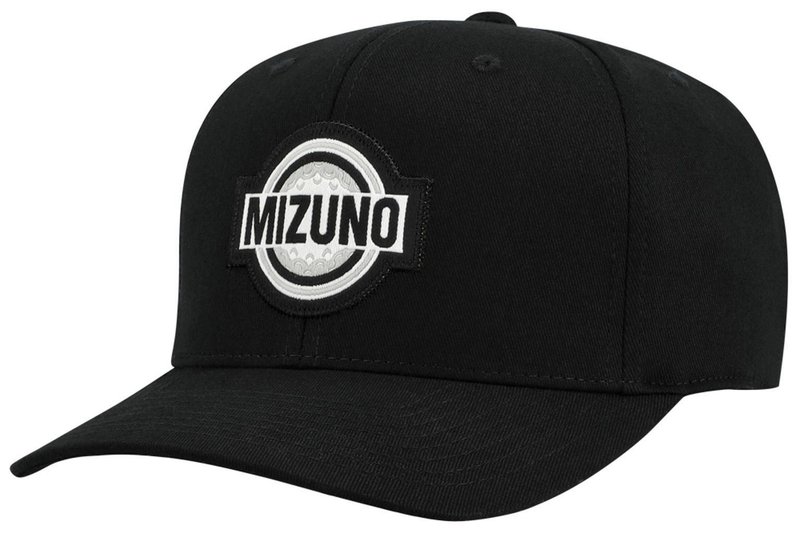 Mizuno Patch Snapback pánska kšiltovka, čierna