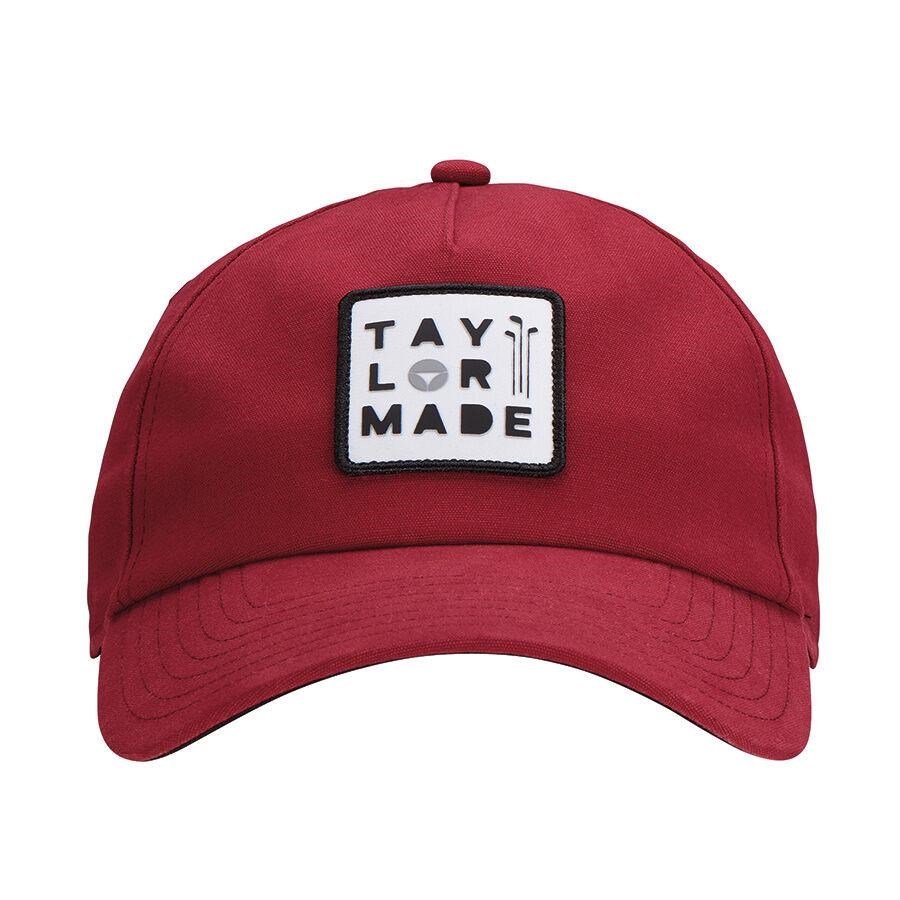 TaylorMade 5 panel golfová šiltovka, červená