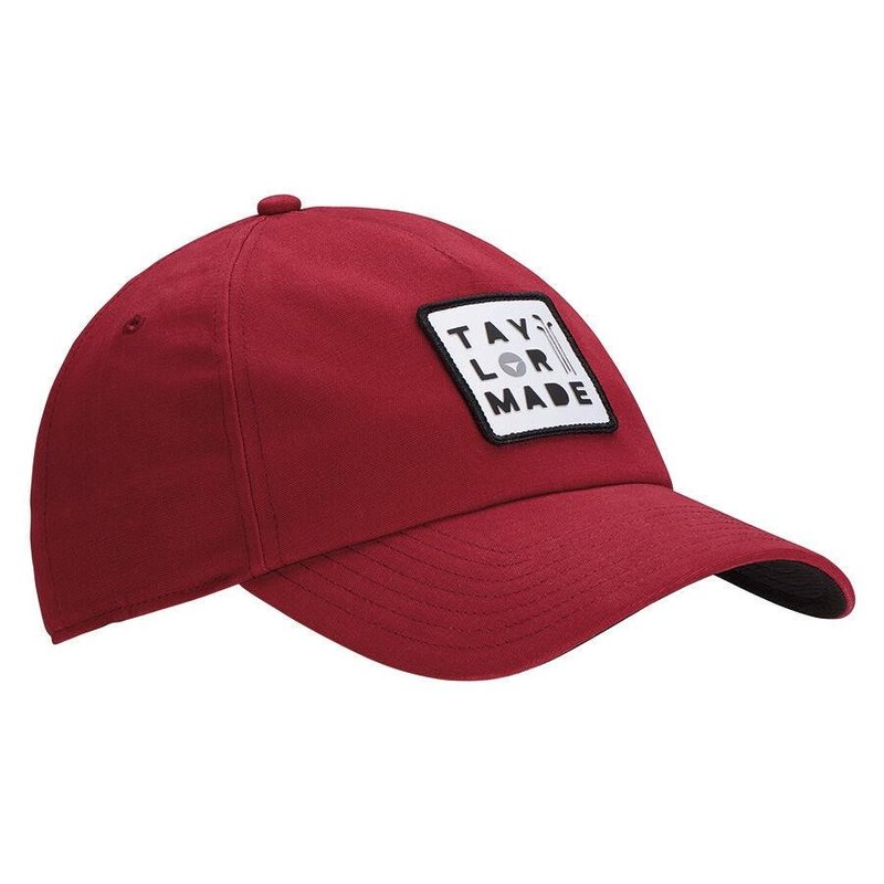 TaylorMade 5 panel golfová šiltovka, červená