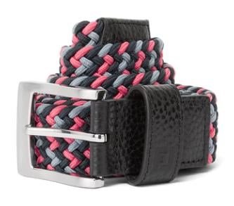 FootJoy Braided unisex opasok, čierno/ružový