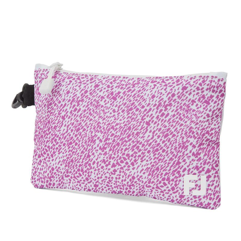 FootJoy FootJoy Valuables Pouch taška, white/berry animal