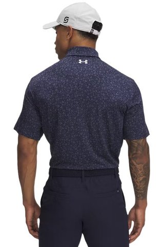 Under Armour Playoff 3.0 Printed pánske polo, midnight navy/downpour grey2